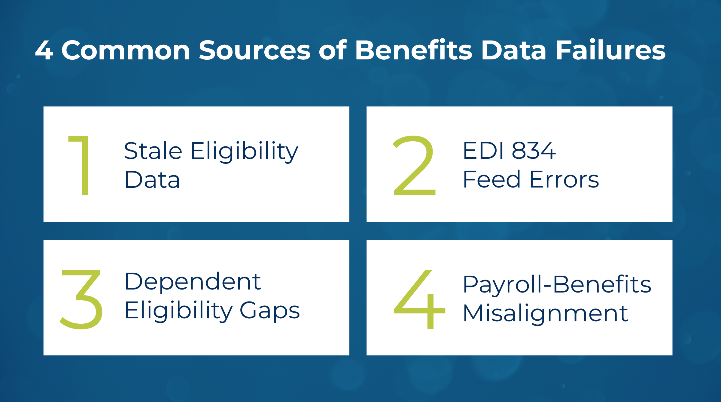 4 common sources of benefits data failures