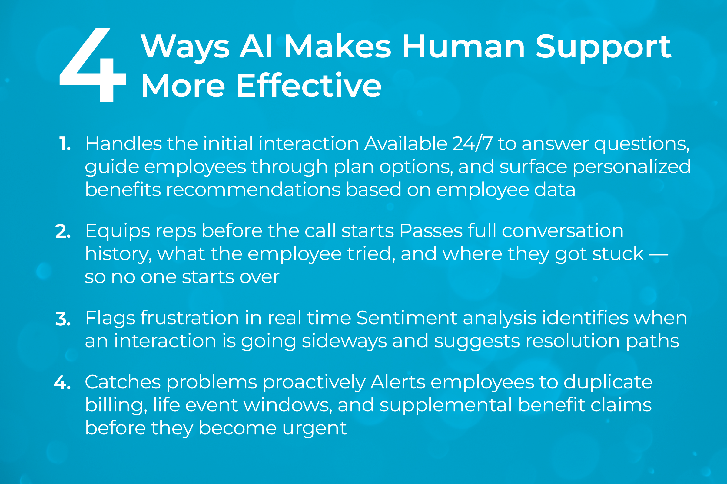 4 Ways AI Makes Human Support More Effective